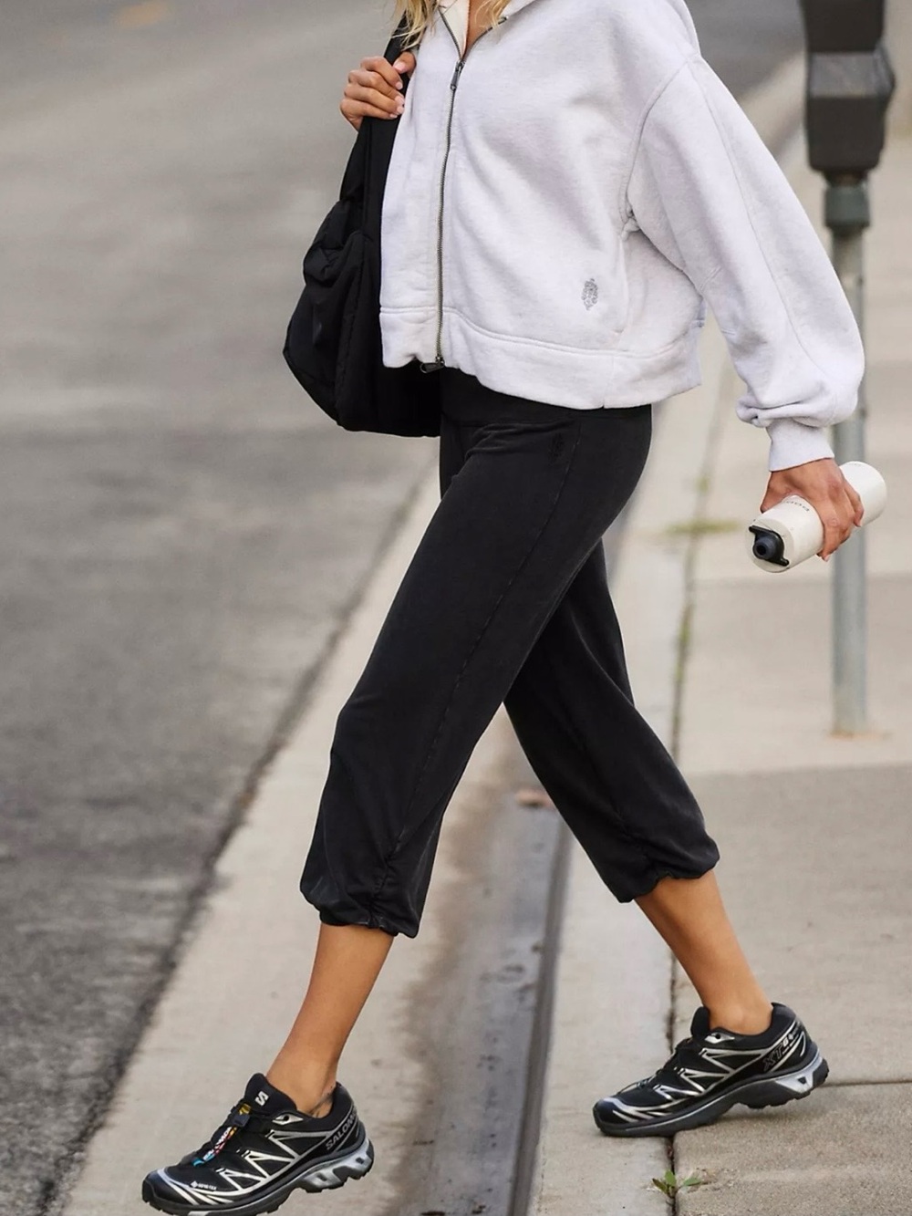 FP Movement by Free People Black High-Rise Active Leggings Capris
